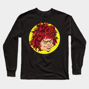 Red Headed Cartoon Rascal Long Sleeve T-Shirt